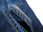lock stitch on Bespoke jeans